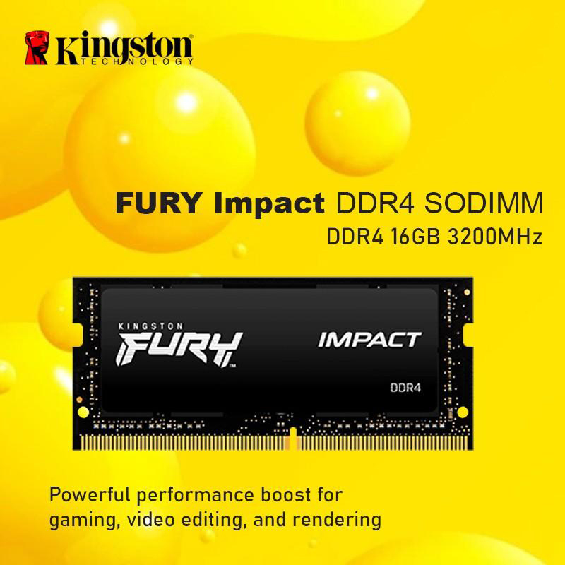 Kingston FURY Impact DDR4 SODIMM 16GB - 3200 Laptop Ram