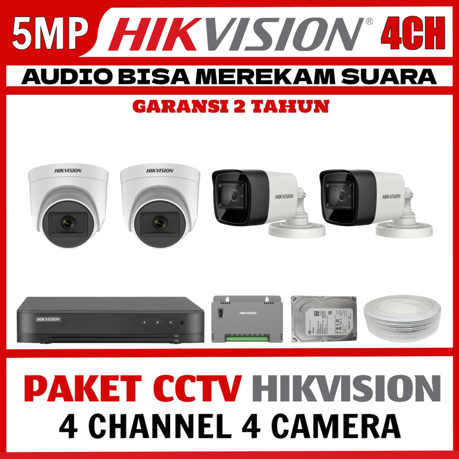 Paket CCTV 4 Channel