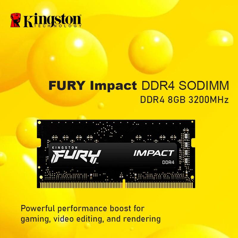 Kingston Fury Impact DDR4 SODIMM 8GB - 3200 RAM Laptop