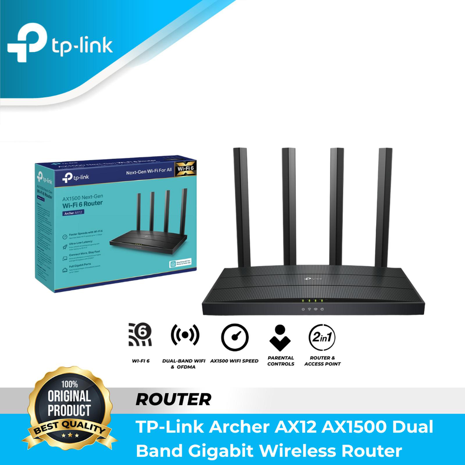 Router WiFi 6 TP-Link AX1500