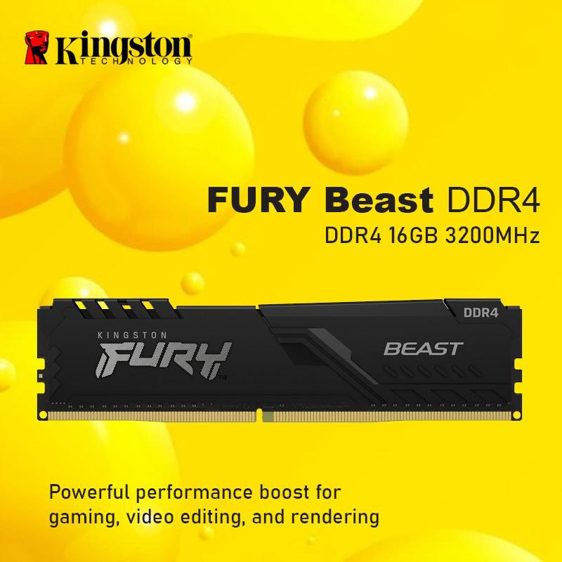 Kingston Fury BEAST 16GB DDR4 - 3200MHz pc Ram - MEM-14K